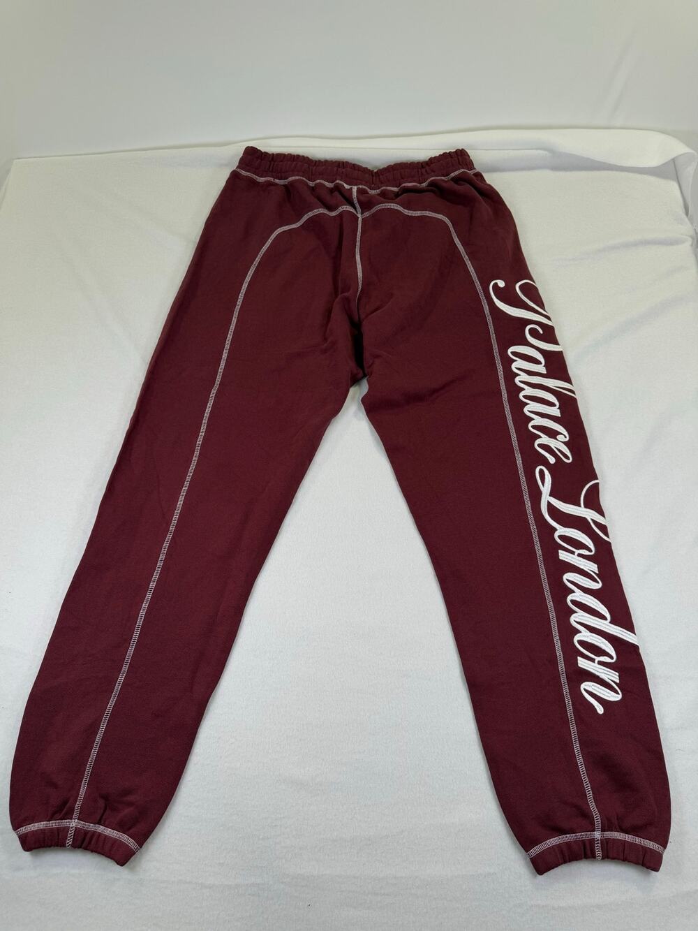 Palace Chain Stitch Joggers Burgundy Sweatpants Men’s S